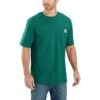 'Carhartt' Men's Loose Fit Heavyweight Pocket T-Shirt - Cadmium Green Heather -Carhartt || Under Armour || The North Face Shop K87 L07 MF22 b 1024x1024@2x