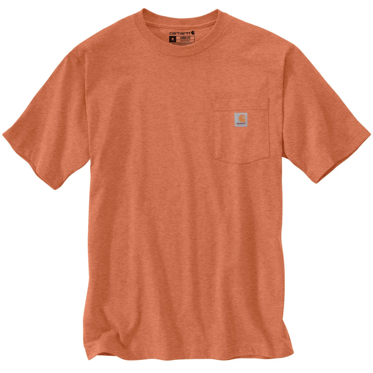 'Carhartt' Men's Loose Fit Heavyweight Pocket T-Shirt - Ginger Heather 3 'Carhartt' Men's Loose Fit Heavyweight Pocket T-Shirt - Ginger Heather