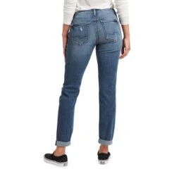 'Silver Jeans' Women's Curvy Boyfriend Mid Rise Slim Leg - Medium Wash -Carhartt || Under Armour || The North Face Shop LA23415AU333 IND 2 1024x1024@2x