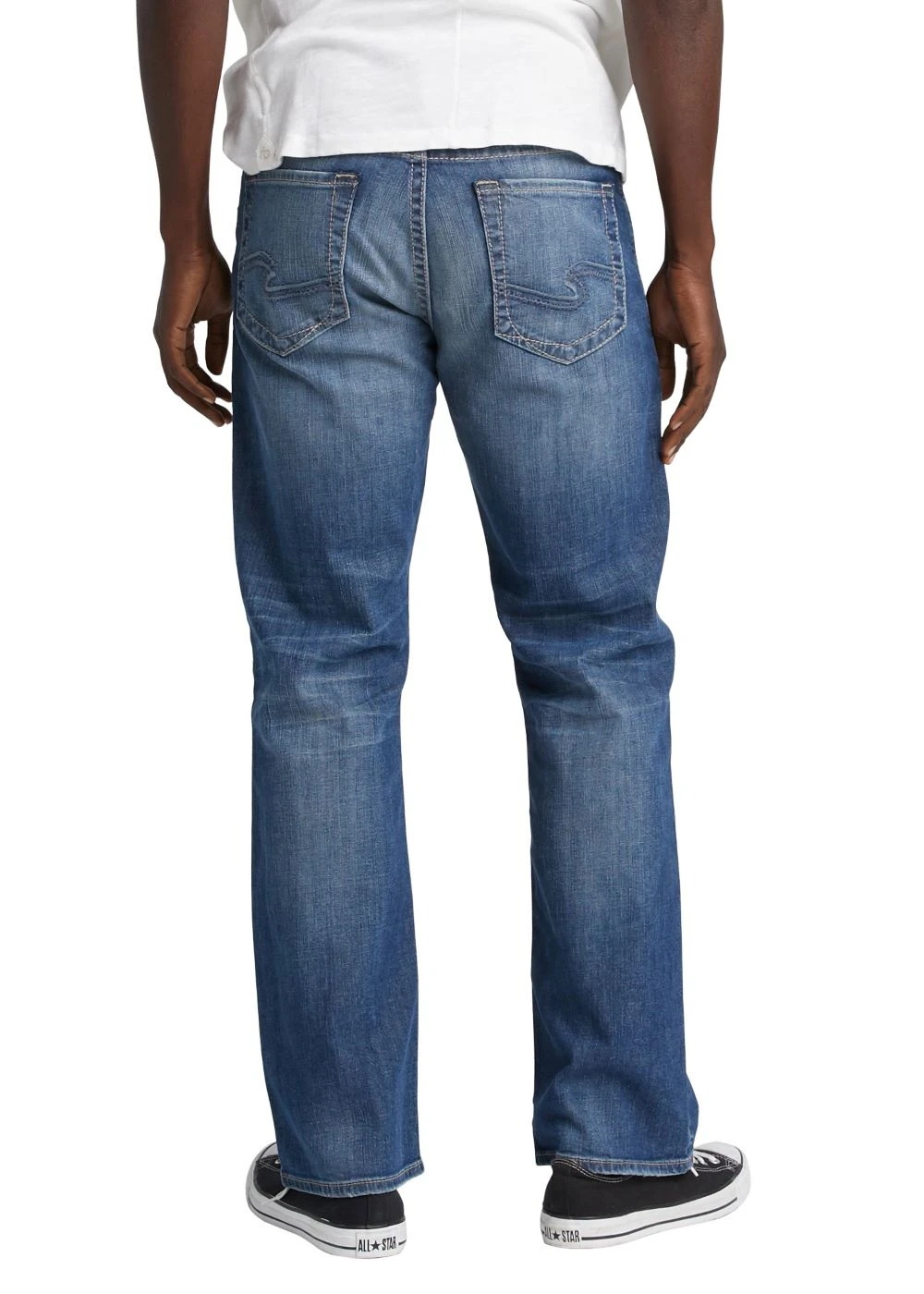 'Silver Jeans' Men's Craig Bootcut - Medium Dark Indigo 4 'Silver Jeans' Men's Craig Bootcut - Medium Dark Indigo - Image 2