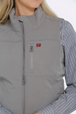 'Cinch' Women's Concealed Carry Bonded Vest - Gray -Carhartt || Under Armour || The North Face Shop MAV9882007 3 1024x1024@2x