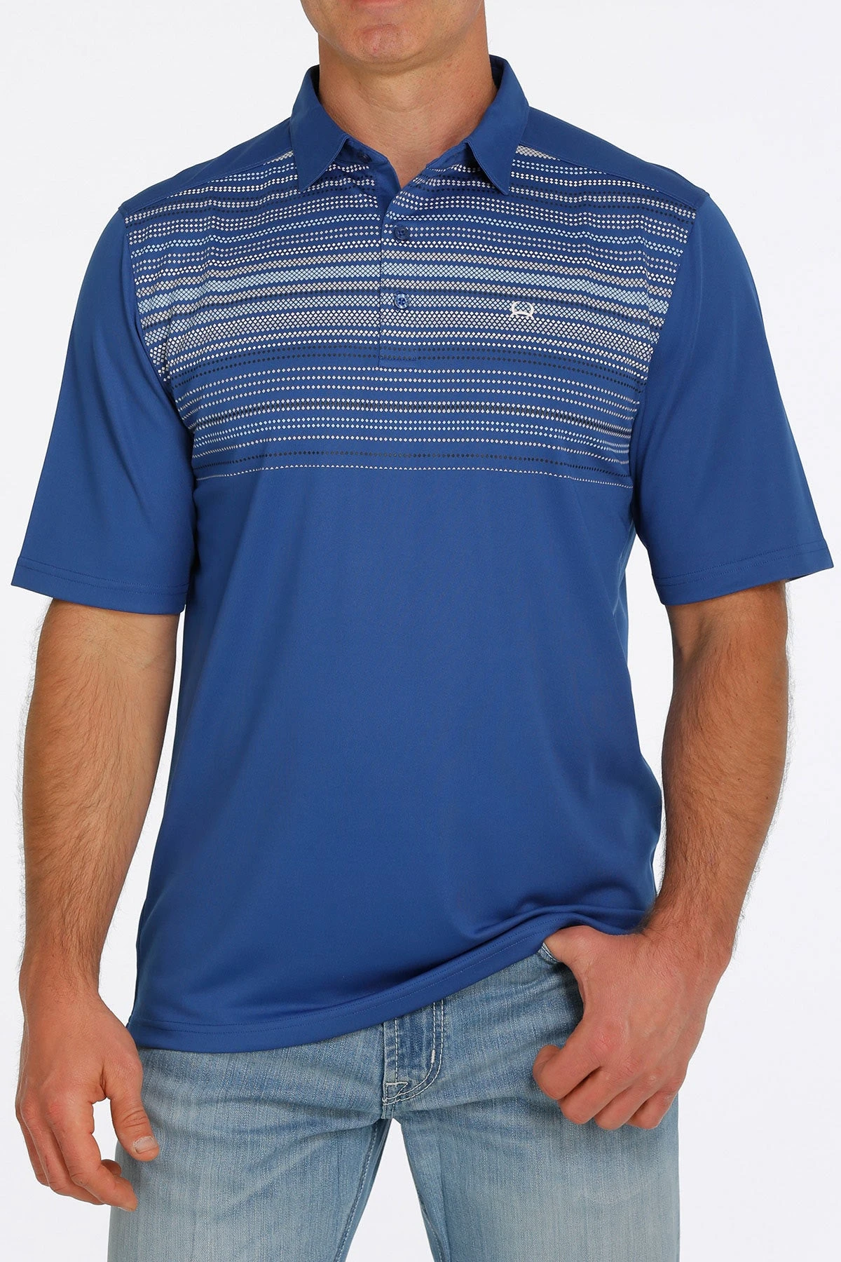 'Cinch' Men's Arenaflex Polo - Royal 3 'Cinch' Men's Arenaflex Polo - Royal
