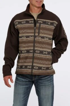 'Cinch' Men's Bonded Jacket - Brown Aztec -Carhartt || Under Armour || The North Face Shop MWJ1583002 1 1024x1024@2x