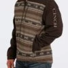'Cinch' Men's Bonded Jacket - Brown Aztec -Carhartt || Under Armour || The North Face Shop MWJ1583002 2 1024x1024@2x