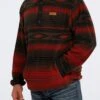 'Cinch' Men's Polar Fleece Pullover - Brown