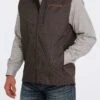 'Cinch' Men's Bonded Vest - Brown -Carhartt || Under Armour || The North Face Shop MWV1515013 2 1024x1024@2x