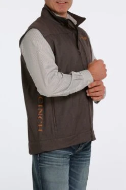 'Cinch' Men's Bonded Vest - Brown -Carhartt || Under Armour || The North Face Shop MWV1515013 3 1024x1024@2x
