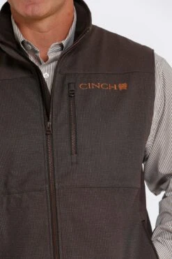 'Cinch' Men's Bonded Vest - Brown -Carhartt || Under Armour || The North Face Shop MWV1515013 4 1024x1024@2x