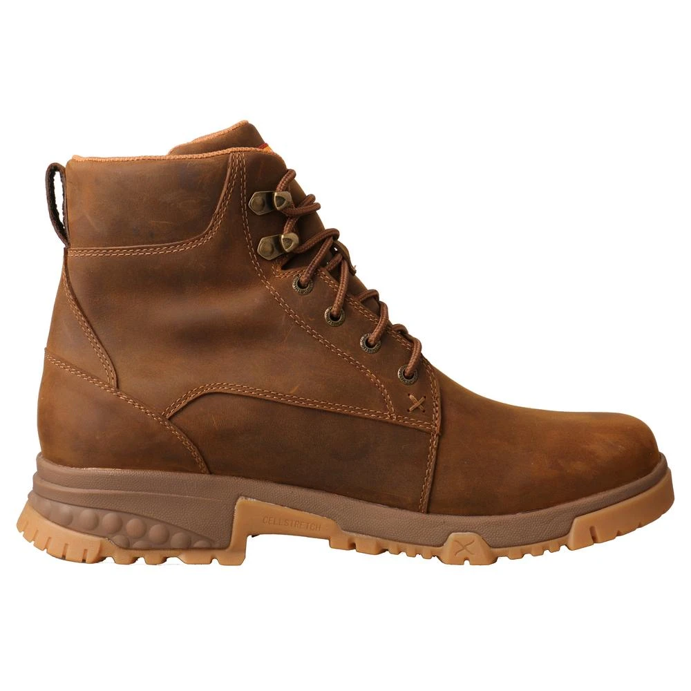 'Twisted X' Men's 6" WP Work Soft Toe - Distressed Saddle 8 'Twisted X' Men's 6" WP Work Soft Toe - Distressed Saddle - Image 6