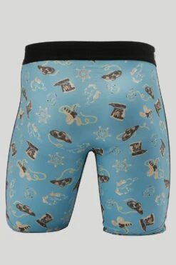 'Cinch' Men's 9" Sheriff Boxer Brief - Turquoise -Carhartt || Under Armour || The North Face Shop MXY6001022 3 1024x1024@2x