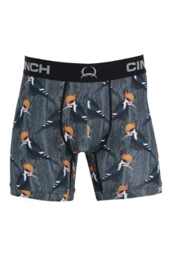 'Cinch' Men's 6" Woodpecker Boxer Brief - Grey -Carhartt || Under Armour || The North Face Shop MXY6002021 1024x1024@2x