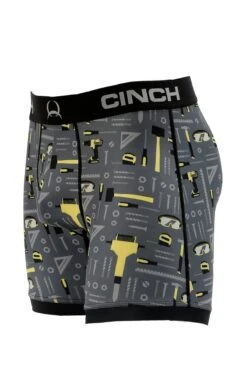 'Cinch' Men's 6" Tools Boxer Brief - Grey