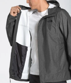 'The North Face' Men's Venture 2 WP Jacket - Dark Heather Grey (Tall)
