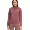 'The North Face' Women's Canyonlands 1/4 Zip Pullover - Wild Ginger Heather