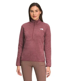 'The North Face' Women's Canyonlands 1/4 Zip Pullover - Wild Ginger Heather