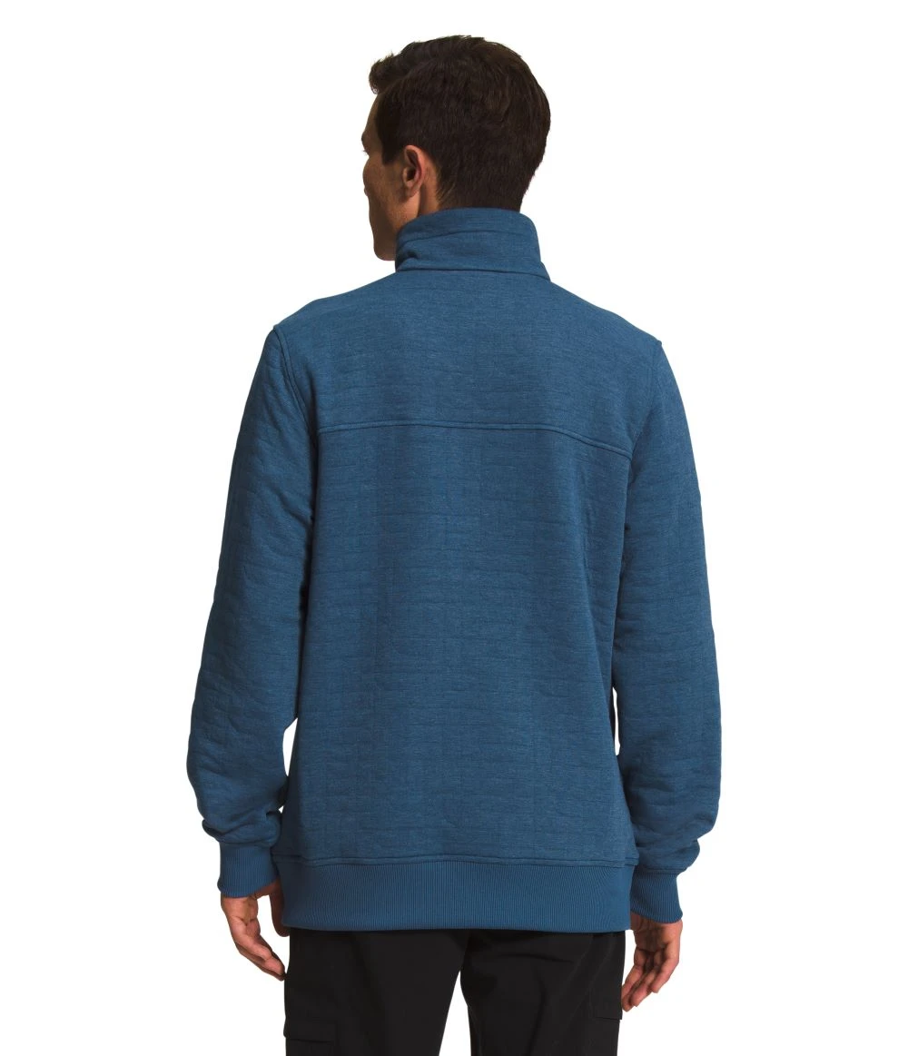 'The North Face' Men's Longs Peak Quilted 1/4 Zip - Shady Blue 5 'The North Face' Men's Longs Peak Quilted 1/4 Zip - Shady Blue - Image 3