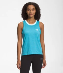 'The North Face' Women's Simple Logo Tri-Blend Tank - Norse Blue Heather
