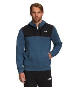 'The North Face' Men’s Standard 1/4 Zip Hoodie - Shady Blue / TNF Black