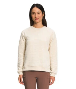 'The North Face' Women's Longs Peak Quilted Crew - Gardenia White Heather