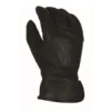 'Bear Knuckles' Double Wedge™ Fleece-Lined Water Resistant Cowhide Driver Glove - Black
