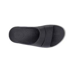'OOFOS' Unisex OOahh Slide Sandal - Black -Carhartt || Under Armour || The North Face Shop Product Images1100BLK 6 1024x1024@2x