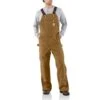 'Carhartt' Men's Unlined Duck Zip To Thigh Bib Overall - Carhartt Brown -Carhartt || Under Armour || The North Face Shop R37BRN MF18 1024x1024@2x