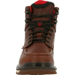 'Rocky'' Men's 6" Rams Horn EH WP Comp Toe Wedge - Brown -Carhartt || Under Armour || The North Face Shop RKK0322 front 1024x1024@2x