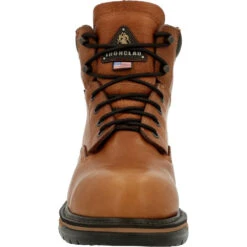 'Rocky' Men's 6" IronClad EH WP Steel Toe - Brown -Carhartt || Under Armour || The North Face Shop RKK0330 front 1024x1024@2x