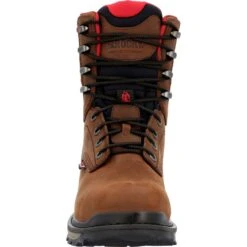 'Rocky' Men's 8" Rams Horn EH WP Comp Toe - Dark Brown -Carhartt || Under Armour || The North Face Shop RKK0394 front 1024x1024@2x