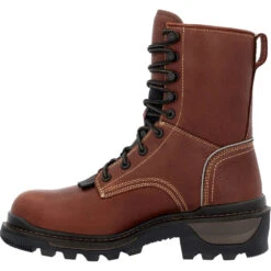 'Rocky' Men's 9" Ram Horn Logger EH WP Comp Toe - Brown -Carhartt || Under Armour || The North Face Shop RKK0397 instep profile 1024x1024@2x