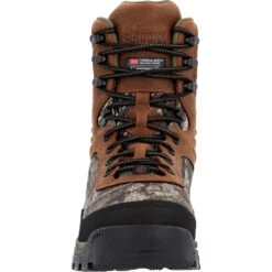 'Rocky' Men's 8" Lynx 800G WP Hunting - Brown / Camo -Carhartt || Under Armour || The North Face Shop RKS0594 front 1024x1024@2x