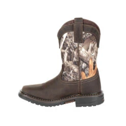 'Rocky' Youth Ride FLX WP Boot - Brown / Realtree Camo -Carhartt || Under Armour || The North Face Shop RKW0258C instep profile 1024x1024@2x