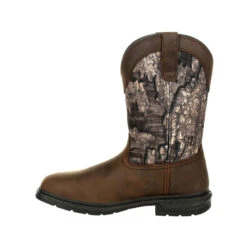 'Rocky' Men's 11" Worksmart 400G WP Western Soft Toe - Realtree Timber -Carhartt || Under Armour || The North Face Shop RKW0326 instep profile 1024x1024@2x