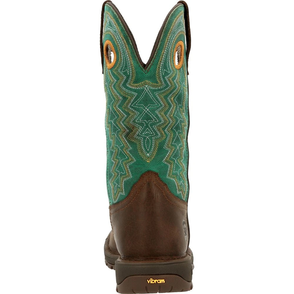 'Rocky' Women's 11" Legacy 32 Western - Brown / Teal 7 'Rocky' Women's 11" Legacy 32 Western - Brown / Teal - Image 5