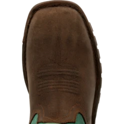 'Rocky' Women's 11" Legacy 32 Western - Brown / Teal 11 'Rocky' Women's 11" Legacy 32 Western - Brown / Teal -Carhartt || Under Armour || The North Face Shop RKW0342 birdseye 1024x1024@2x