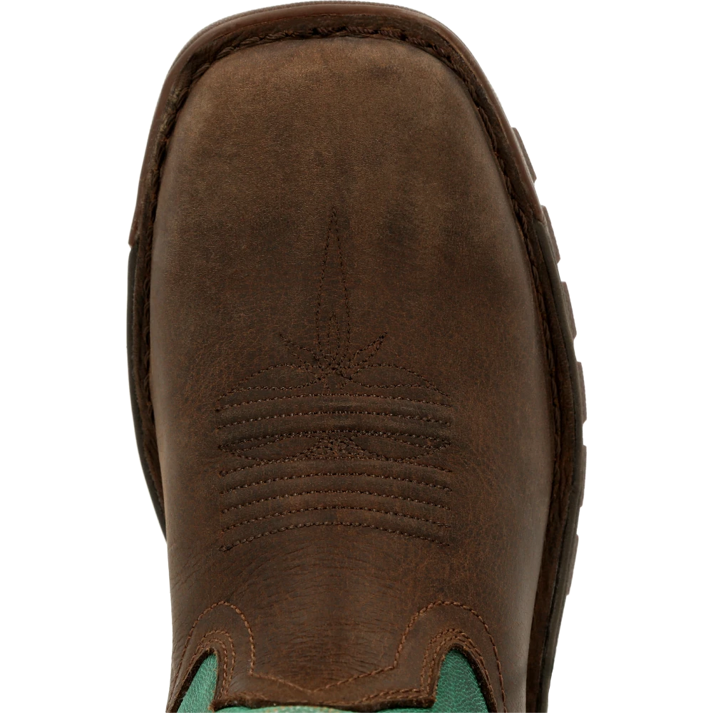 'Rocky' Women's 11" Legacy 32 Western - Brown / Teal 5 'Rocky' Women's 11" Legacy 32 Western - Brown / Teal - Image 3