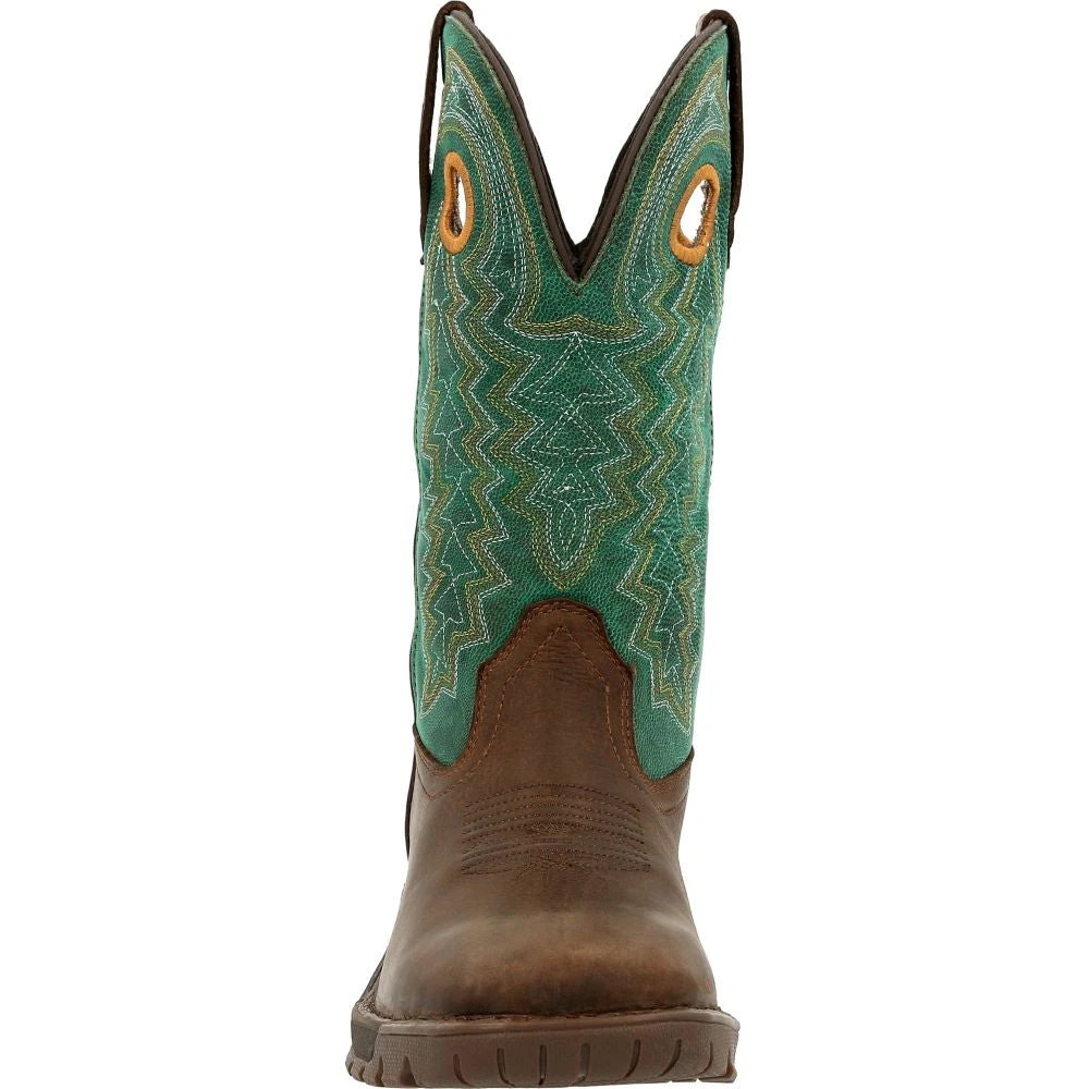 'Rocky' Women's 11" Legacy 32 Western - Brown / Teal 6 'Rocky' Women's 11" Legacy 32 Western - Brown / Teal - Image 4