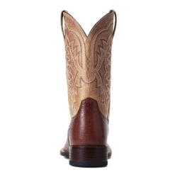 'Ariat' Men's 11" Night Life Ultra Western Square Toe - Antique Tabac Smooth Quill Ostrich / Sorrel Brown -Carhartt || Under Armour || The North Face Shop S22 MNS WEST 10040344 heel 1024x1024@2x
