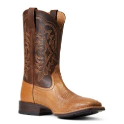 'Ariat' Men's 11" Night Life Ultra Western Square Toe - Ranger Smooth Quill Ostrich / Beam Brown -Carhartt || Under Armour || The North Face Shop S22 MNS WEST 10040345 medial 1024x1024@2x