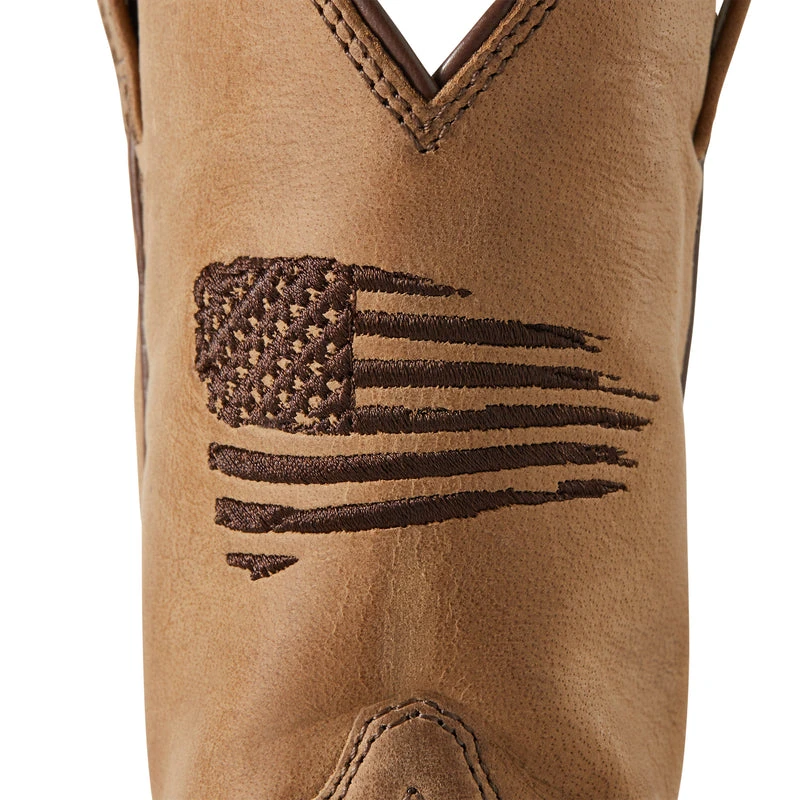 'Ariat' Youth Patriot 2.0 Square Toe - Homestead Brown 4 'Ariat' Youth Patriot 2.0 Square Toe - Homestead Brown - Image 2