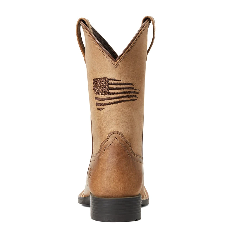 'Ariat' Youth Patriot 2.0 Square Toe - Homestead Brown 6 'Ariat' Youth Patriot 2.0 Square Toe - Homestead Brown - Image 4