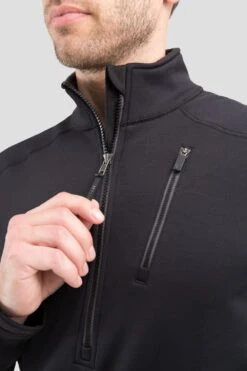 'Terramar' Men's 4.0 Beast Performance Half Zip - Black -Carhartt || Under Armour || The North Face Shop W9315 010 7 1024x1024@2x