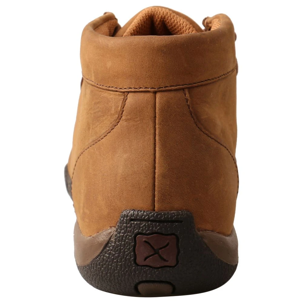 'Twisted X' Women's 4" Chukka Driving Moc EH Steel Toe - Distressed Saddle 5 'Twisted X' Women's 4" Chukka Driving Moc EH Steel Toe - Distressed Saddle - Image 3