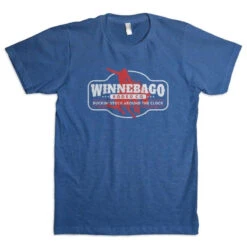 'Dale Brisby' Men's Winnebago Rodeo Tee - Blue