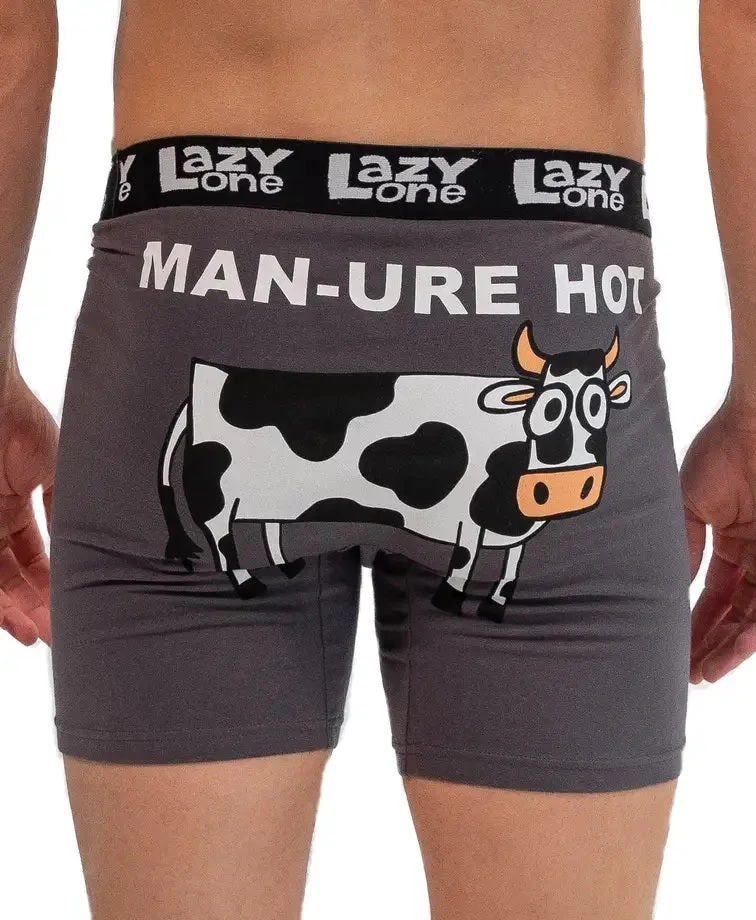 'Lazy One' Men's Man-ure Hot Brief - Grey 3 'Lazy One' Men's Man-ure Hot Brief - Grey