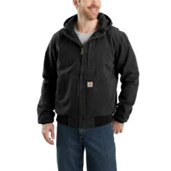 'Carhartt' Men's Full Swing® Armstrong Active Jac - Black -Carhartt || Under Armour || The North Face Shop black carhartt work jackets 103371 001 64 1000 1024x1024@2x