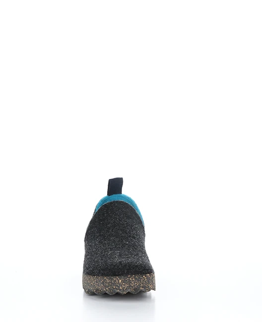 'Asportuguesas' Women's City Tweed Slip On - Anthracite 4 'Asportuguesas' Women's City Tweed Slip On - Anthracite - Image 2