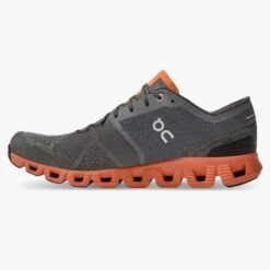 'On Running' Men's Cloud X - Rust / Rock -Carhartt || Under Armour || The North Face Shop cloud x 2 fw21 rust rock m g4 1024x1024@2x
