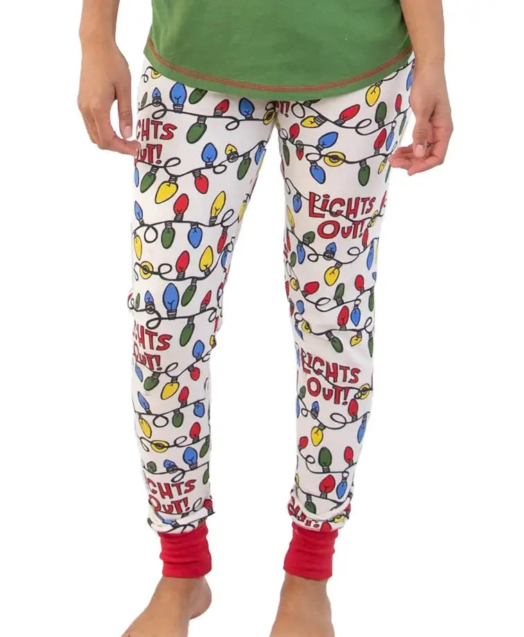 'Lazy One' Women's Lights Out Leggings - White 3 'Lazy One' Women's Lights Out Leggings - White