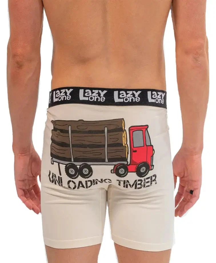 'Lazy One' Men's Unloading Timber Boxer Brief - Tan 3 'Lazy One' Men's Unloading Timber Boxer Brief - Tan